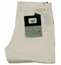 Armani Ladies Armani (J05) White Zip Fly Cotton Mix Jeans