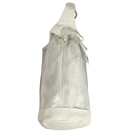 Armani Ladies Armani White Drawstring Handbag (Large)