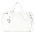 Armani Ladies Armani White Patent Handbag