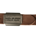 Armani Light Brown Leather Belt