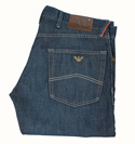 Armani Lightweight Comfort Fit Linen Mix Jeans (J25)