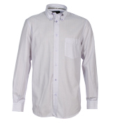 Armani Lilac and White Stripe Shirt