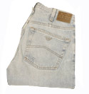 Mens Armani Faded Denim Worn Effect Button Fly Straight Leg Jeans 34 Leg (J21)