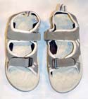 Mens Armani Grey Suede Velcro Fastening Sandals