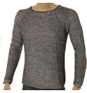 Armani Mens Armani Navy & White Cotton Mix Sweater