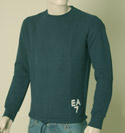 Armani Mens Armani Navy Cotton Round Neck EA7 Sweatshirt