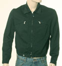 Armani Mens Black Cotton Jean Jacket