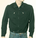 Mens Black Cotton Jean Jacket