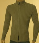 Armani Mens Mastice Full Double Zip High Neck Sweater