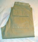 Armani Mens Safari Cotton Zip Fly Trousers