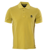 Armani Mustard Pique Polo Shirt