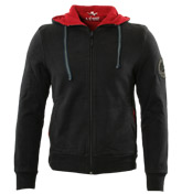 Armani Navy and Red Reversible Full Zip Hooded