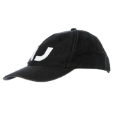 Navy Cap with White Logo