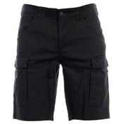 Armani Navy Cargo Style Shorts