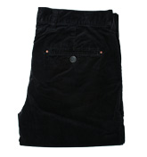 Armani Navy Corduroy Straight Leg Jeans