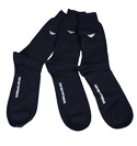 Armani Navy Cotton Mix Socks (3 Pack)