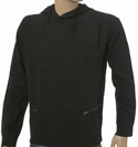 Armani Navy Hooded Lightweight Cotton Sweatshirt