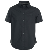 Armani Navy Regular Fit Shirt