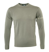 Armani Pigeon Grey Lightweight Sweater