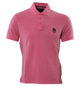 Armani Pink Pique Polo Shirt