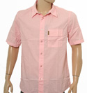 Armani Pink Short Sleeve Cotton Shirt