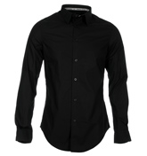 Armani Plain Black Shirt