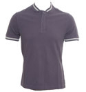 Armani Purple Pique Polo Shirt