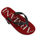 Red and Navy Flip Flops