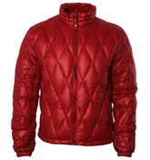 Armani Red Padded Foldaway Jacket