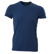 Royal Blue Crew Neck Underwear T-Shirt