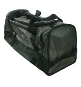 Armani Silver and Black Sports Bag