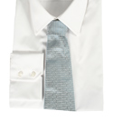 Armani Sky Blue Tie with White Armani Logo