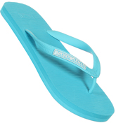 Armani Turquoise Flip Flops