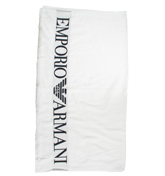 Armani White Bath Towel