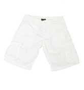 Armani White Cotton Shorts