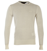 White Crew Neck Sweater
