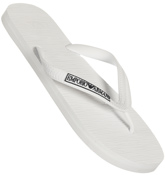 Armani White Flip Flops
