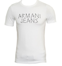 Armani White T-Shirt with AJ Logo