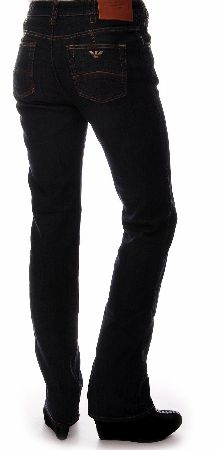 Armani Womens High Waist Denim Jeans