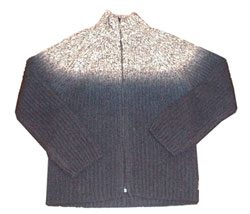 Armani Zip thru degrade cardigan