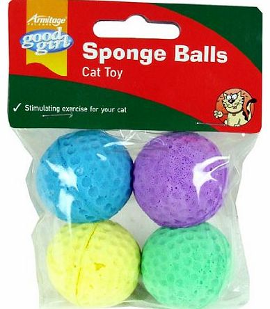 Armitage Gg Sport Ball Pack Fun Sponge Cat Toys