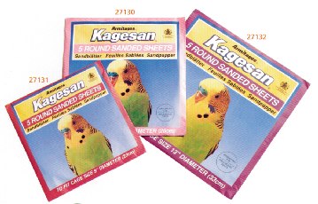 Armitage Pet Care Armitage Kagesan Bird Sand Sheets No. 6 - 43 x 27cm 5 Sheets (WAS andpound;1.99)