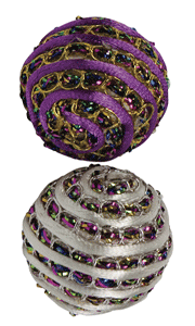 Rainbow Glitter Balls