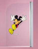 Armitage Shanks Disney Mickey Bath Screen Right Hand Hinge