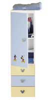 Disney Wall Mounted Tall Unit Running Mickey Beech