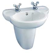 Armitage Shanks Disney Washasin with Semi-Pedestal 60cm 2TH