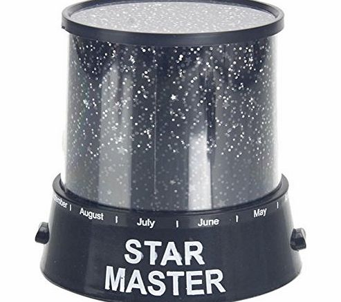 AROCCOM Romatic Ocean Universe Bed Side Lamp LED Night Light Projector Lamp With Colorful Sky Star Scene