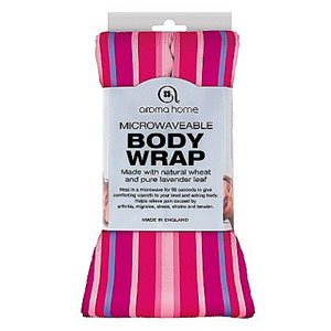 Aroma Home Body Wrap Pink Stripes