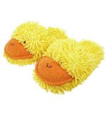 Aroma Home Fuzzy Feet Duck Novelty Fun Slippers