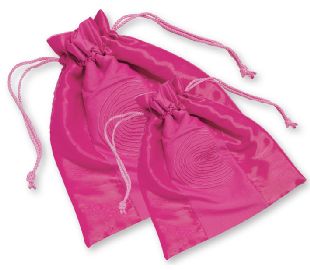 Pink Silk Knicker Bags